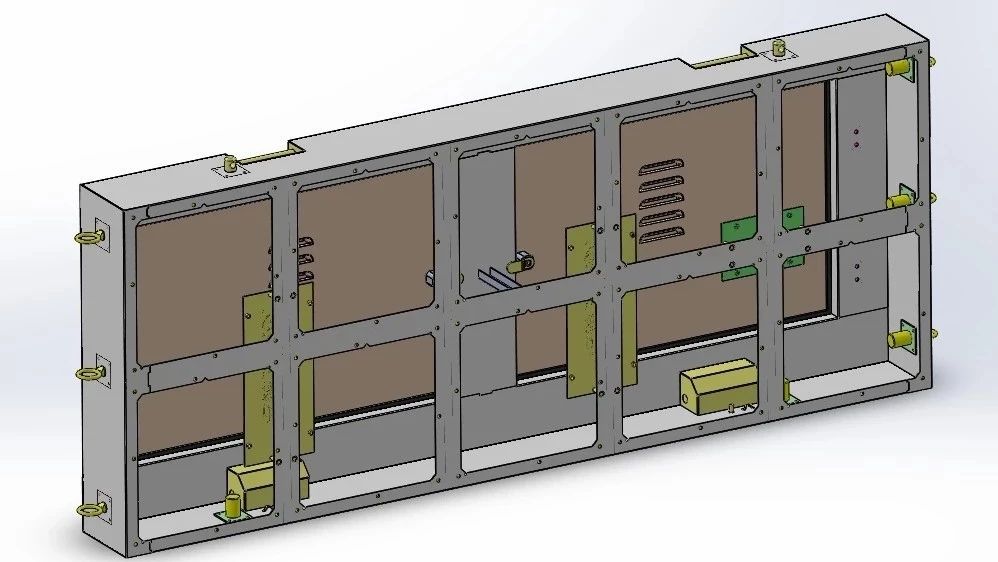 【工程机械】P16防水箱体（1280X512X120) 3D模型图纸 Solidworks设计