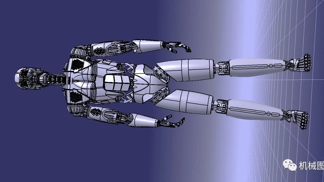 【机器人】智能机器人3D模型图纸 STP格式