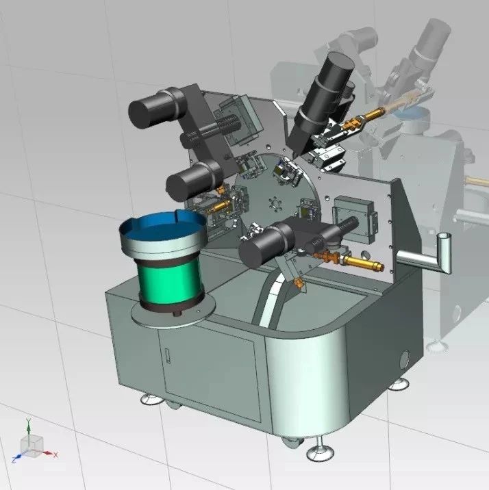 【非标数模】全自动精密PIN型钻孔机3D模型图纸 UG设计