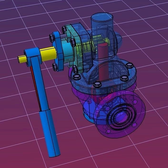 【泵缸阀杆】快速阀3D模型图纸 CATIA设计