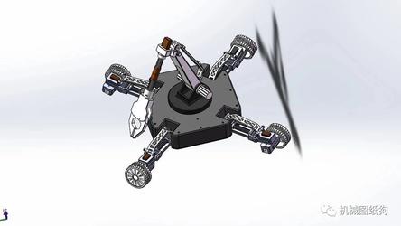 【机器人】概念机械臂3D模型图纸 Solidworks设计