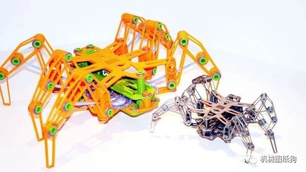 【3D打印】Spider Rover蜘蛛漫游者机器人3D打印图纸 STL格式