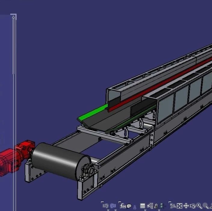 【非标数模】即插即用输送带3D模型图纸 STP格式