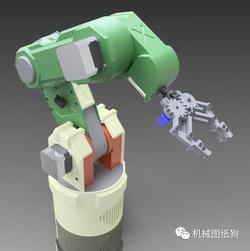 【机器人】Bastion Inspired机械臂3D模型图纸 STP格式