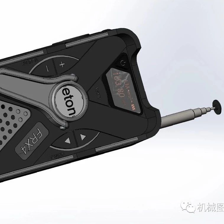 【生活艺术】ETON FRX4收音机3D模型图纸 Solidworks设计