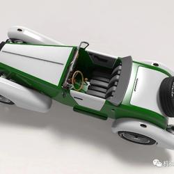 【汽车轿车】Piezas经典老爷车造型3D模型图纸 Solidworks设计