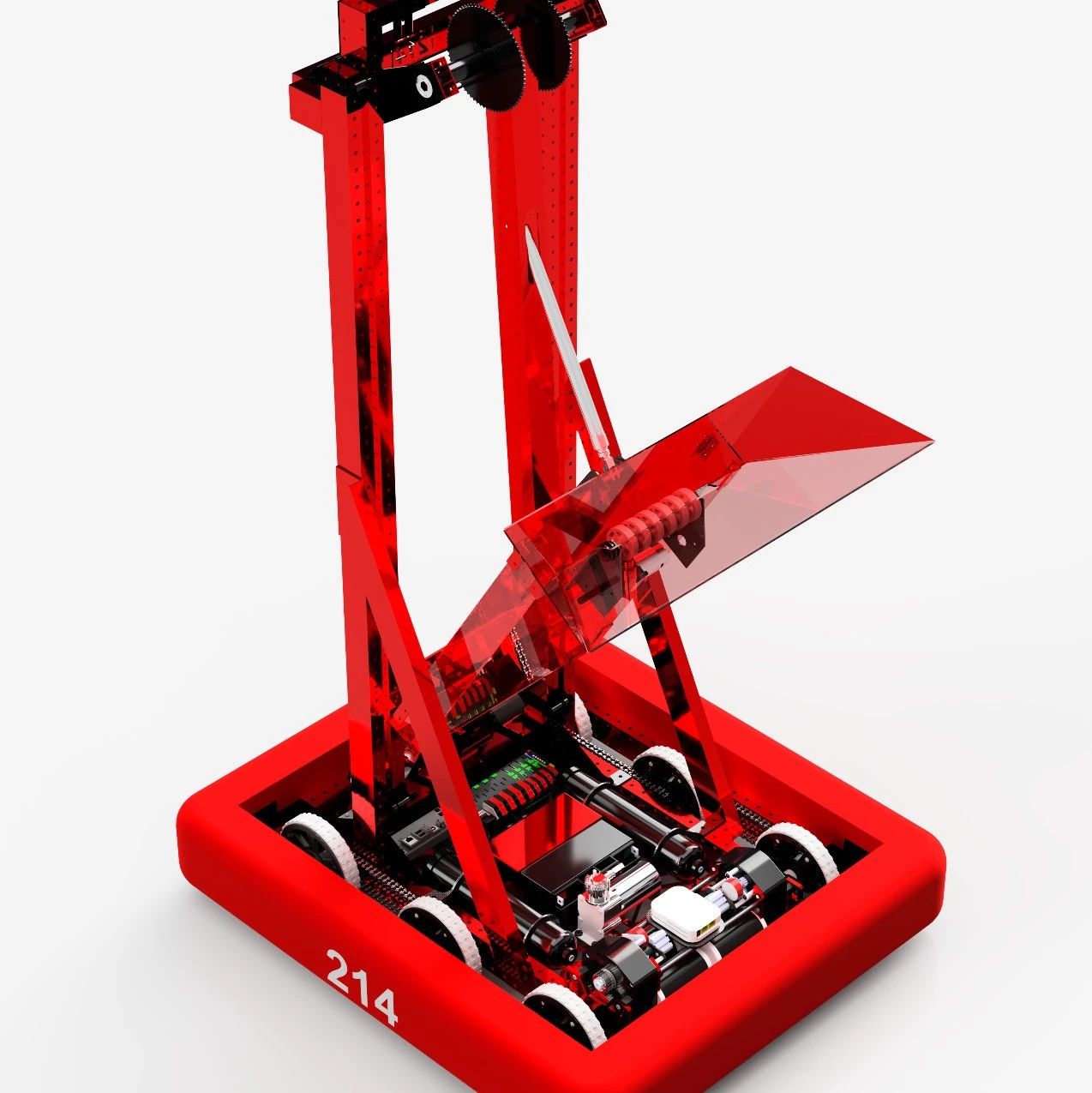 【机器人】Teh Robot机器人车3D模型图纸 STEP格式