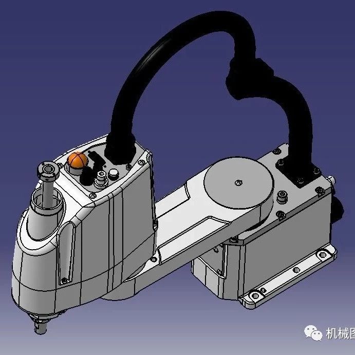 【机器人】Epson G3小型工业机器人装配图3D模型图纸 STP格式