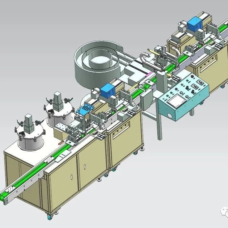 【非标数模】全自动点胶机3D模型图纸 UG设计