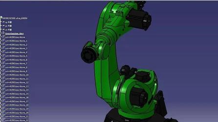 【机器人】KUKA库卡 kr300 r2500 ultra工业机械臂模型图纸 CATIA 