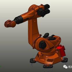 【机器人】Kuka库卡 kr90-2700工业机械臂模型图纸 Solidworks2011设计