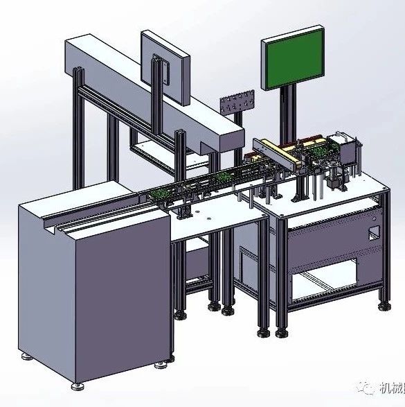 【非标数模】包装测试机3D模型图纸 Solidworks设计