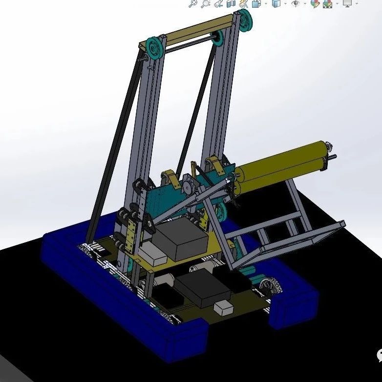 【机器人】FRC 2018 4146号机器人车3D模型图纸 SOLIDWORKS设计