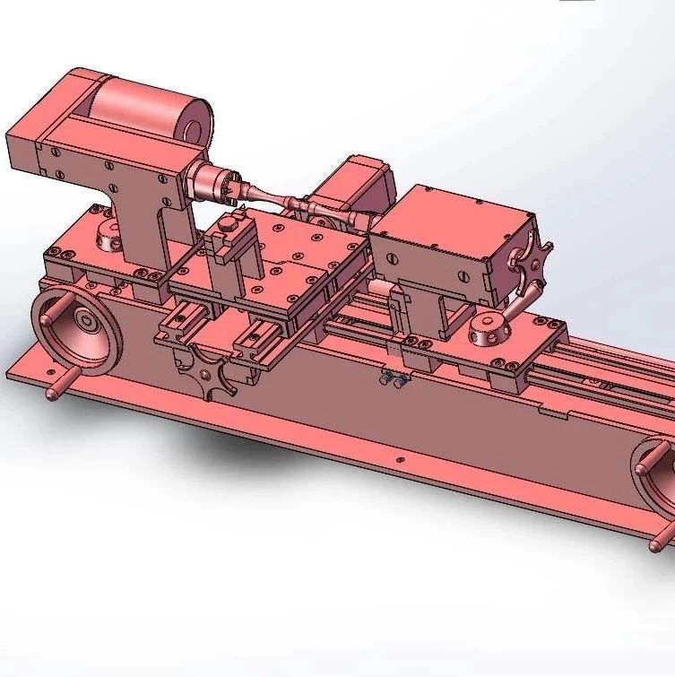 【工程机械】迷你小型车床3D模型图纸 Solidworks设计 附STP