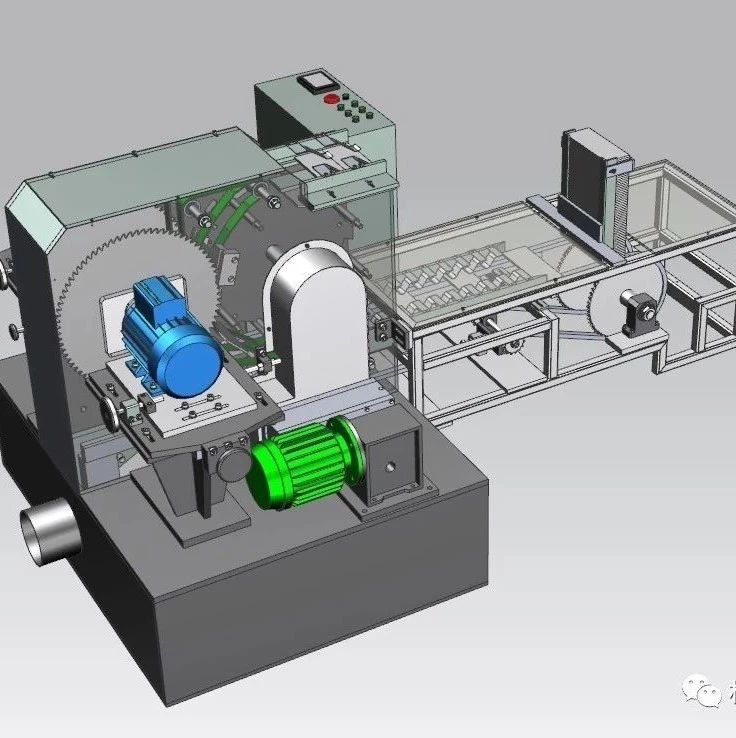 【工程机械】木板切割机3D模型图纸 UG设计
