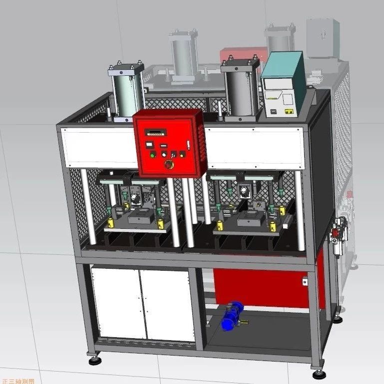 【非标数模】泄漏试验机3D模型图纸 UG设计