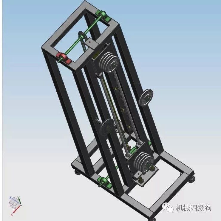 【非标数模】放线机3D模型图纸 UG设计