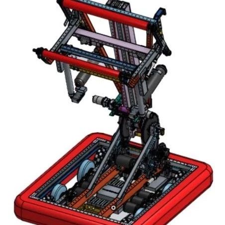 【机器人】FRC 2018 Apex Robotics 5803号机器人车3D模型图纸 