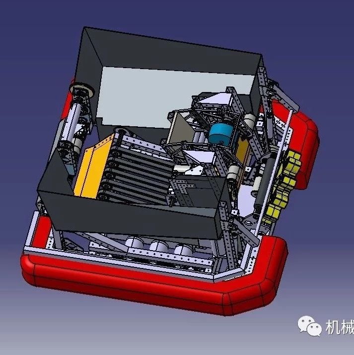 【机器人】FRC 2017 Apex Robotics 5803号机器人车3D模型图纸 