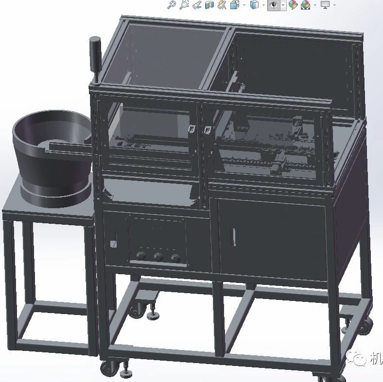 【非标数模】螺母自动上料3D数模图纸 Solidworks设计