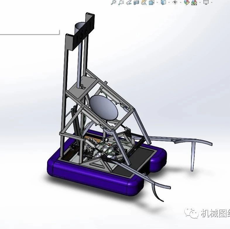 【机器人】空中协助救援机器人3D模型图纸 Solidworks设计