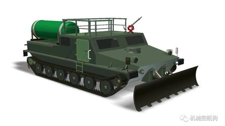 【其他车型】装甲消防车简易模型3D图纸 Stp格式
