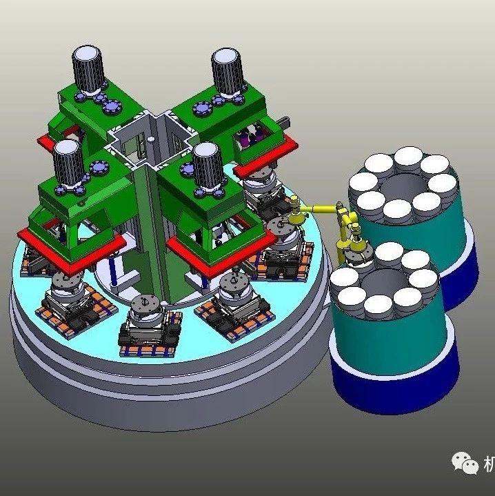 【非标数模】多工位钻孔机、钻床3D模型图纸 Solidworks设计