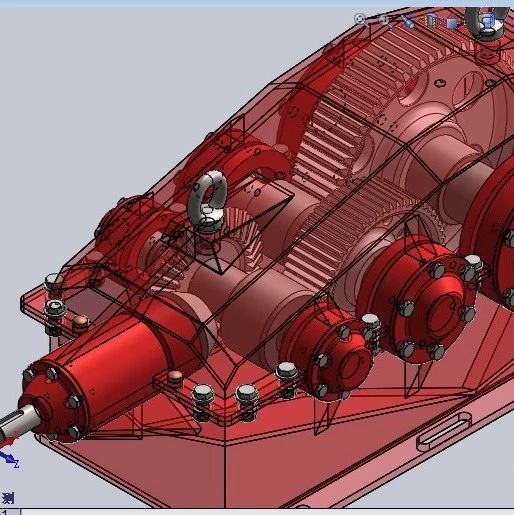 【差减变速器】1比16减速器3D图纸 SolidWorks2015设计 赠JPG格式二维工程图