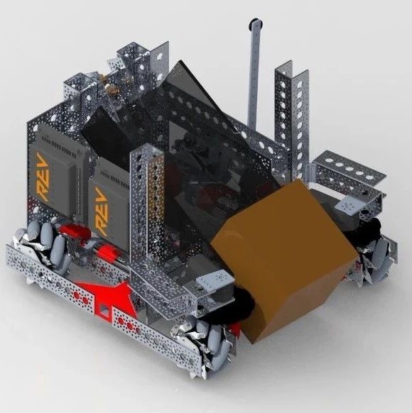 【机器人】FRC废墟物品回收机器人3D模型图纸 STP格式