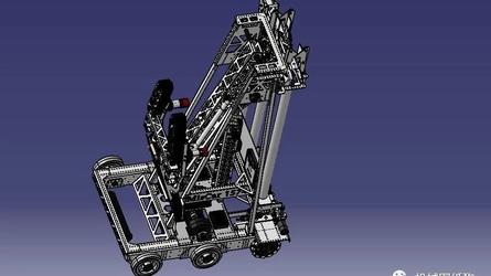 【机器人】Miscar-1574 FRC2018 机器人车3D模型图纸 STP格式