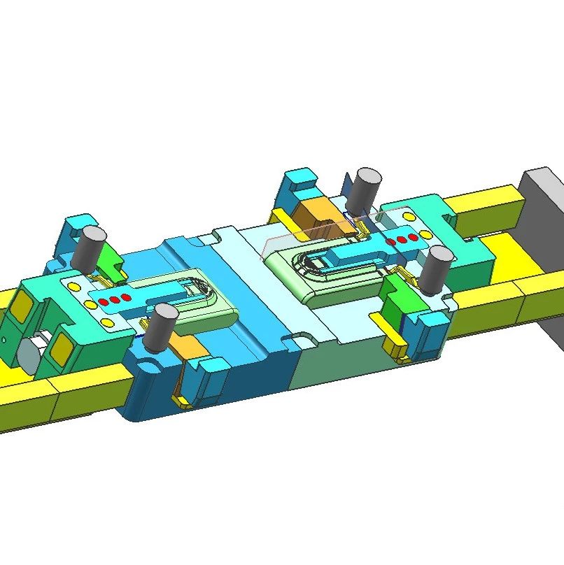 【工程机械】壳体塑料注射模3D模型图纸 STP格式
