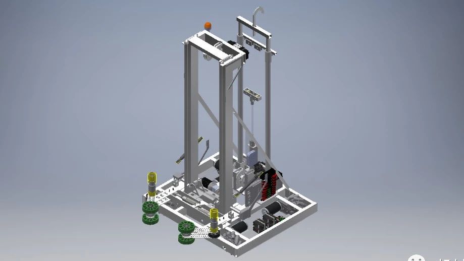 【机器人】2018 FRC 135号机器人车3D模型图纸 STP格式