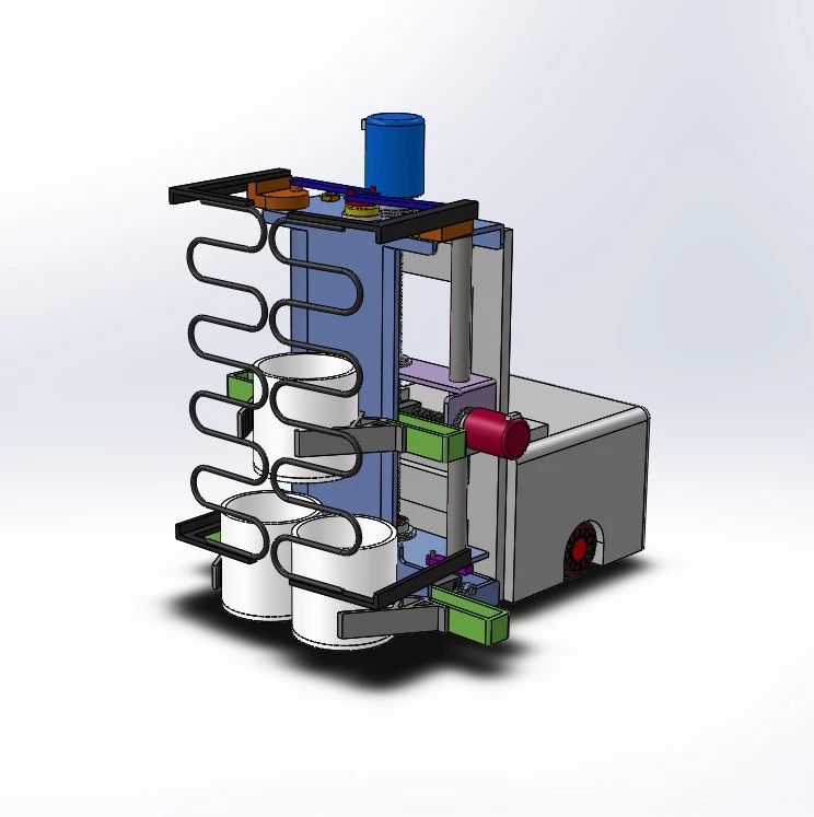 【机器人】ideerobot机器人车造型3D模型图纸 x_t格式
