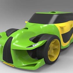 【汽车轿车】Vintage F1概念赛车造型3D模型图纸 STEP格式