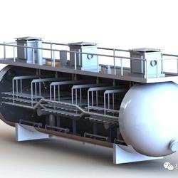 【工程机械】油气储罐模型3D图纸 Solidworks设计