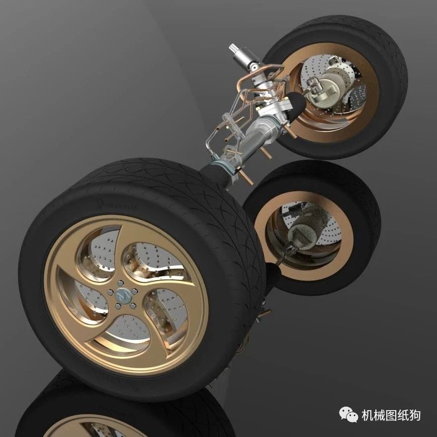 【汽车轿车】汽车电动助力转向系统三维图纸 STP格式 EPS装置3D设计建模