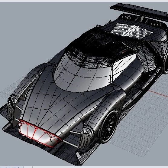 【汽车轿车】ContastB4 豪华跑车3D图纸 Rhino设计 附STP格式