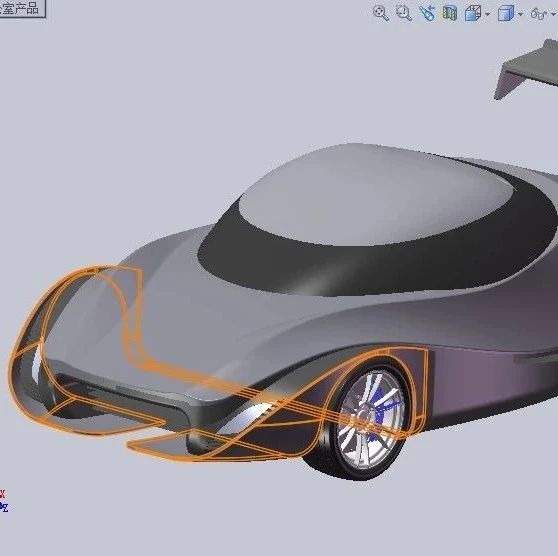 【汽车轿车】Orpela跑车数模3D图纸 x_t格式 SolidWorks设计