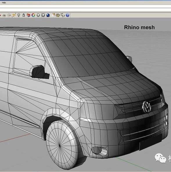 【汽车轿车】volkswagen transporter shuttle大众汽车外壳模型3D图纸 