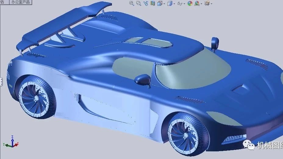 【汽车轿车】柯尼赛格 koenigsegg agera跑车设计图纸 IGS格式
