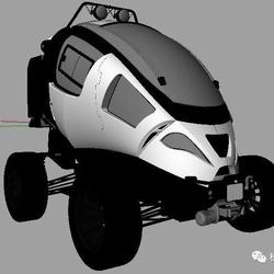 【汽车轿车】Capsule 概念车模型3D图纸 rhino设计 3dm格式