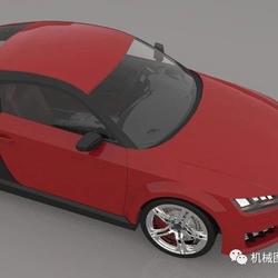 【汽车轿车】TT汽车3D渲染图纸 max bip格式 KeyShot渲染 3dsmax设计