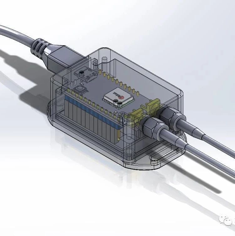 【工程机械】2款Rak811传感器模型3D图纸 Solidworks设计 附IGS x_b格式