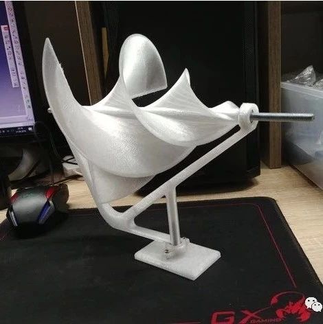 【3D打印】阿基米德螺旋风车模型3D打印力 STL格式