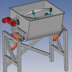【工程机械】Mezclador搅拌设备3D模型图纸 STP格式