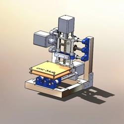 【工程机械】微型数控绘图仪3D模型图纸 x_t格式