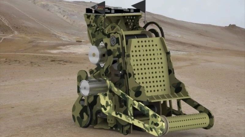【机器人】简易Rebellion机器人车3D模型图纸 x_t格式