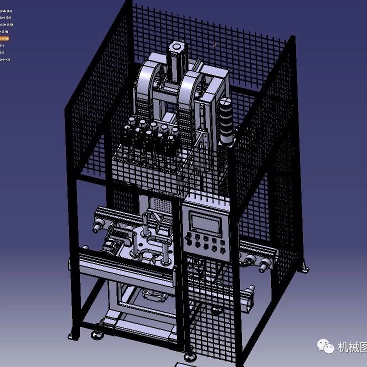 【非标数模】缸盖螺栓拧紧机3D模型图纸 STP格式