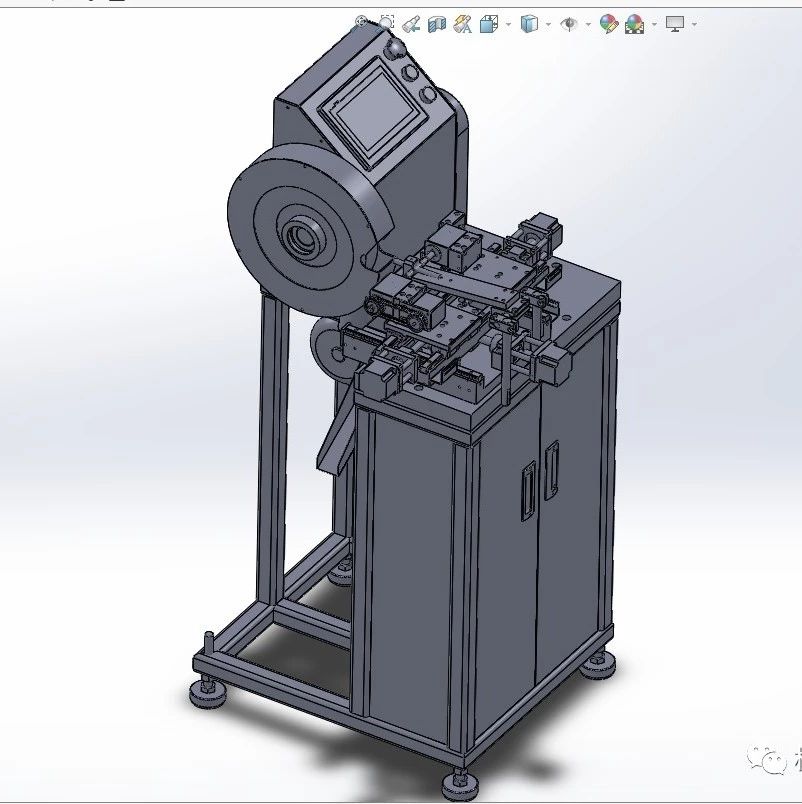 【工程机械】数控磨床3D模型图纸 Solidworks设计 STEP格式