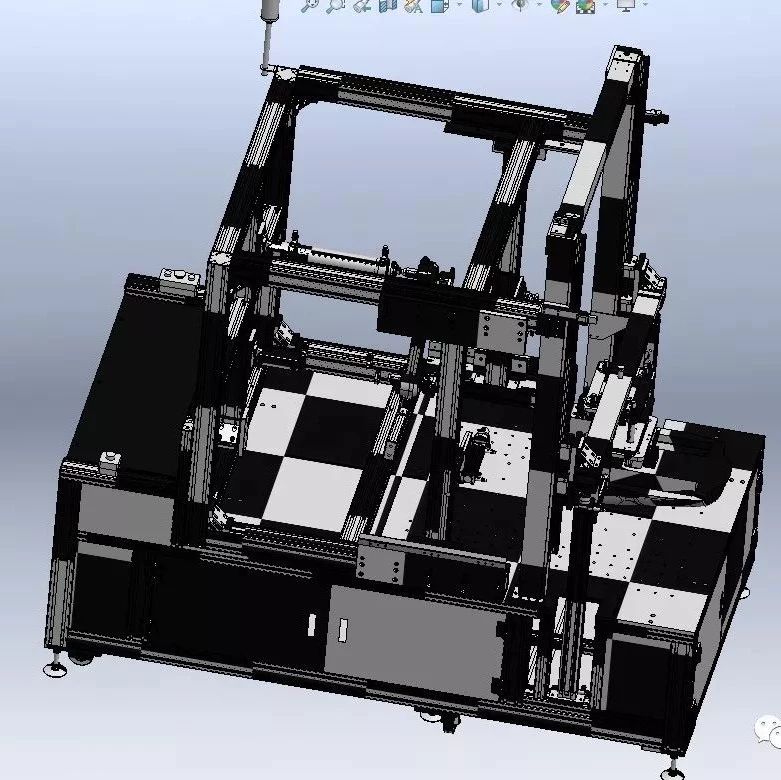 【非标数模】汽车座椅性能测试设备3D模型图纸 Solidworks设计